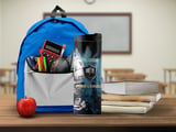 20oz Skinny Tumbler with Straw, Gorilla Gamer Tumbler, Gaming Cup, Video Game Gift for Boys and Teens thumbnail 6