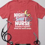 Night Shift Nurse Tee thumbnail 2