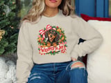 Wrapped In Joy Dachshund Christmas Tee thumbnail 10