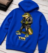 Crocodile Gamer Hoodie for Boys, Kids Gaming Hoodie, Teen Gamer Gift, Video Game Sweatshirt, Cool Gaming Clothes thumbnail 5