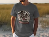 Pittie Papa Rescue Dad Tee thumbnail 6