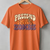 Pretend I'm A Zombie Tee thumbnail 3