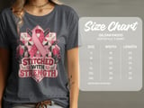 Faux Patchwork Stitched With Strength Tee thumbnail 18