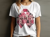 Made of Courage Pink Ribbon Tee thumbnail 2