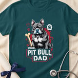 Proud Pit Bull Dad Tee | Pit Bull Dad Shirt | Pittie Dad Gift | Dog Dad Apparel thumbnail 16