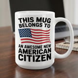 New American Citizen Mug – Naturalization Gift thumbnail 1