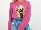 Mummy and Black Cat Coffee Tee thumbnail 12