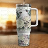 Hummingbird Tumbler Sublimation PNG, 40oz Distressed Floral Honeycomb Wrap, Seamless Tapered Digital Design, Free Car Coasters Bundle thumbnail 2