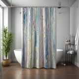 Watercolor Meadow Dreams Shower Curtain thumbnail 7
