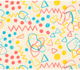 Digital Pattern, Doodle Pattern, Abstract Design, Digital Bundle, Colorful Shapes, Polka Dot, Geometric Pattern, Seamless Pattern, Digital thumbnail 8