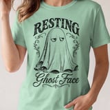 Resting Ghost Face Tee or Sweatshirt thumbnail 11