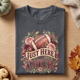 Just Here To Cheer Football Tee thumbnail 2