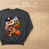 I'll Wait Officer Hoot the Owl Sweatshirt thumbnail 17