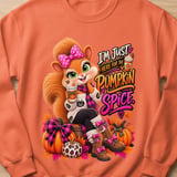 Pumpkin Spice Sally the Squirrel Sweatshirt thumbnail 13