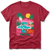 Mid Mod Palms ~ Comfort Colors Premium Tee thumbnail 2