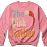 Pickleball Gildan Crewneck Sweatshirt, The Dink Father Graphic, Cozy Pickleball Dad Apparel, Court Warm Up thumbnail 8