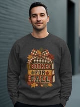 Booked for Fall Tee or Sweatshirt, Faux Patchwork Design thumbnail 17
