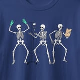 Dancing Skeleton Nurse Tee thumbnail 6