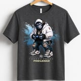 Gorilla Gamer Shirt for Boys, Funny Virtual Reality Gaming Tee, Kids Birthday Gift, Pixo League by Farron House thumbnail 7