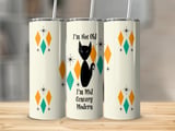 I'm Not Old I'm Mid Century Modern T-Shirt, Retro Cat Design Tee, Vintage Style Gift, Mid Century Cat Art, Funky Retro Shirt, Cool Cat Tee thumbnail 3