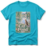 Cat by the Pond ~ Comfort Colors Premium Tee thumbnail 5