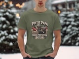 Pittie Papa Couch Protector Tee thumbnail 4
