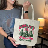 North Pole Tree Farm Tote Bag thumbnail 7