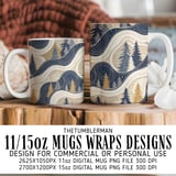Digital Christmas Tree Pattern, Seamless Forest Background, Winter Holiday Digital Paper, Printable Festive Design, Digital Bundle Pattern thumbnail 4