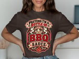 Pretend Im A Bottle Of BBQ Sauce Tee thumbnail 2
