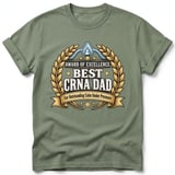 Best CRNA Dad Tee thumbnail 2