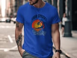 Beach Bum University Honor Graduate T-Shirt, Tropical Sunset Palm Tree Tee thumbnail 6