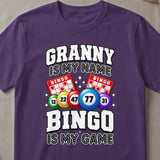 Granny Is My Name Bingo T-Shirt thumbnail 2