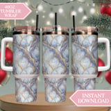 Blue Gold Marble Tumbler, Digital Paper, Watercolor Floral Backgrounds, Floral Junk Journal, Printable PNG, Scrapbooking Paper thumbnail 8