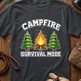 Campfire Survival Mode T-Shirt thumbnail 1