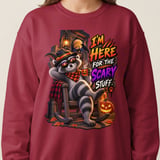 Halloween Randy the Raccoon Sweatshirt thumbnail 6
