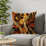 Golden Threads Lumbar  & Throw Pillow  thumbnail 5