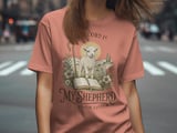 The Lord Is My Shepherd Psalm 23 T-Shirt, Christian Faith Apparel, Lamb of God Religious Verse Tee, Inspirational Gift for Her thumbnail 3