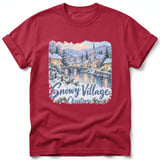 Snowy Village ~ Comfort Colors Premium Tee thumbnail 2