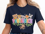 Pediatrics Animal T-Shirt: Pediatric Nurse, Children's Doctor, Nursing Student thumbnail 3