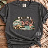 Meet Me Where The Water Is PNG Summer Lake Life Retro Camper Clipart, Vintage Vacation Sublimation Design, Lake Days Lakehouse Graphic Art thumbnail 6