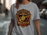 US Marine Corps Veteran T-Shirt | Semper Fidelis Soldier Tee | Eagle Globe Anchor Military Patriotic Shirt | USMC Gift for Him thumbnail 7