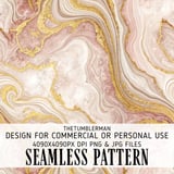 Rose Gold Marble Tumbler Design, Digital Download, Watercolor Flower Backgrounds, Floral Junk Journal Pages, Printable tumbler png thumbnail 1
