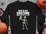 This Is My Costume Give Me A Beer Tee thumbnail 7