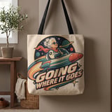 Going Where It Goes Tote Bag thumbnail 1