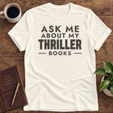 Ask Me About My Thriller Books Softstyle Tee thumbnail 4