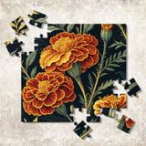 Marigold Tumbler Design, Floral Digital Papers, Flower Backgrounds, Junk Journal Pages, Printable PNG, Digital Scrapbooking Paper thumbnail 12