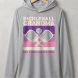 Pickleball Sport-Tek Performance Hood, Pickleball Grandma Like A Regular Grandma Only Way Cooler, Lightweight Hoodie thumbnail 6
