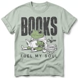 Books & Coffee Frog Tee thumbnail 8