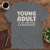 Young Adult Is My Writing Language Softstyle Tee thumbnail 2