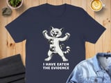 I Have Eaten The Evidence Absurd Cat Tee thumbnail 3